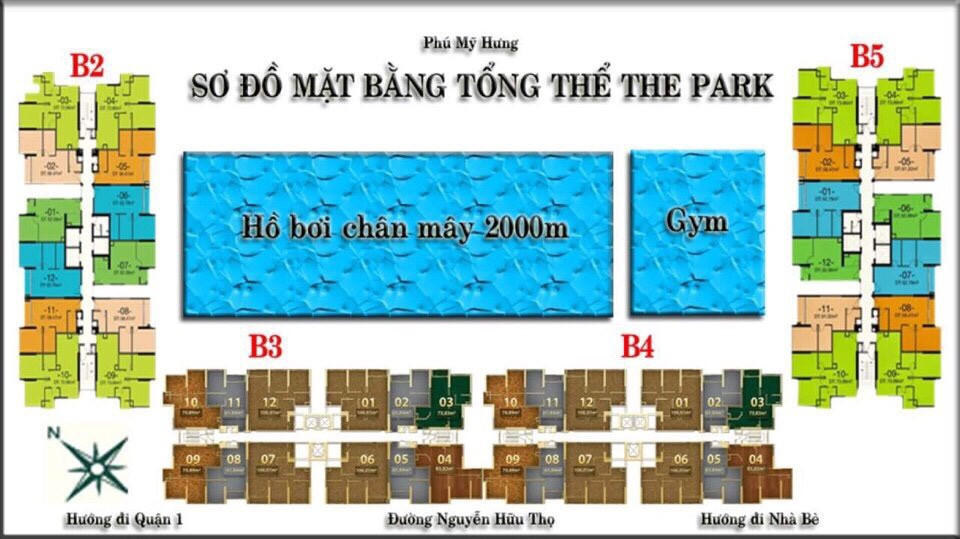 Mặt bằng chi tiết căn hộ The Park Residence
